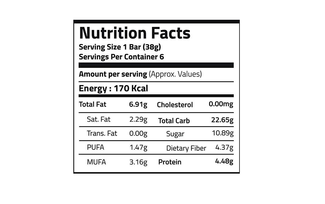 Eat Any Time Peanut Butter & Choco Health Bar With Oats, Almonds   Box  228 grams